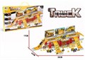 Парковка "Строители" 3-машины металл 45пр в коробке 48*27,5*5,5см., CY280-4A CY280-4A - фото 27292