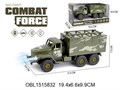Машина военная Грузовик 18 см свет  в кор., 022MD-4 022MD-4 - фото 27310