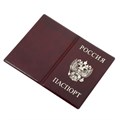 Обложка для паспорта ПВХ/эко-кожа цвет в ассортименте, A-010 A-010